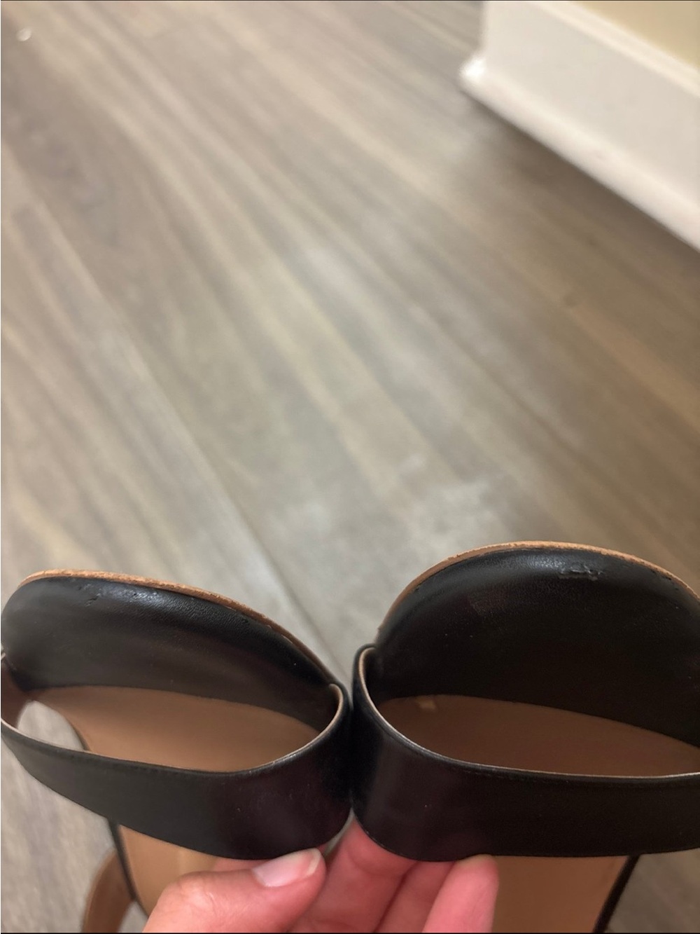 Cole haan Josie Block Heel Sandals 65mm Black Leather - Picture 9 of 14